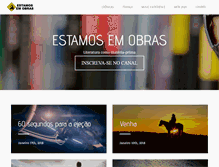 Tablet Screenshot of estamosemobras.com.br